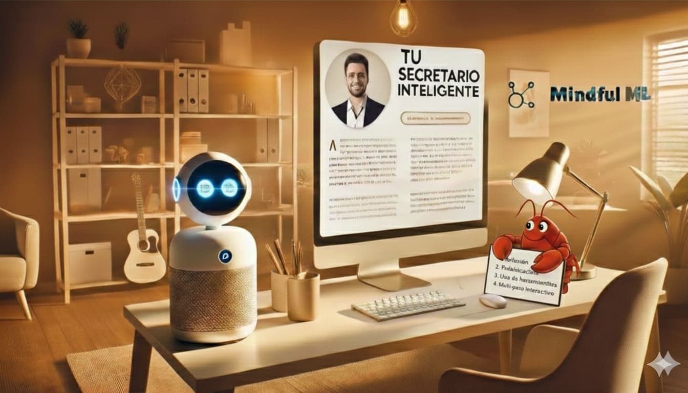 Imagen del artículo: Secretario IA (2): Qué es realmente un agente (y por qué casi nadie lo está construyendo)